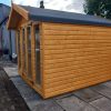 10x8 Portland Summerhouse in 19mm Loglap with Lowrie Doors & Windows