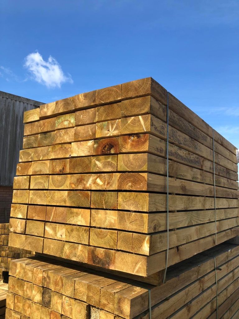 2.4x200x100 Landscaping Sleepers SJS Fencing