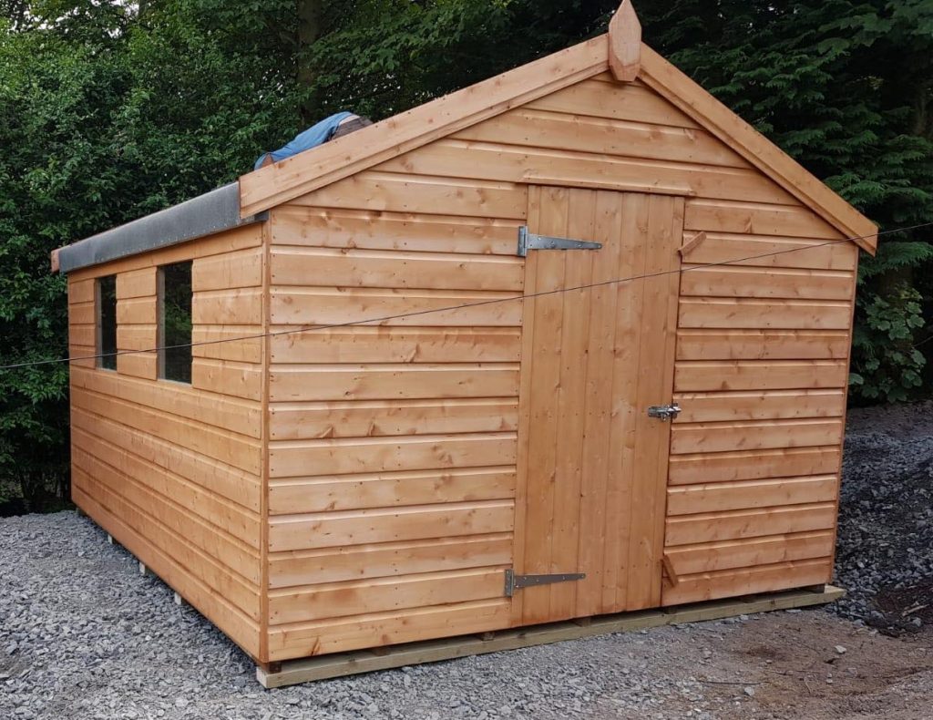 12x10 Apex Shed SJS Fencing